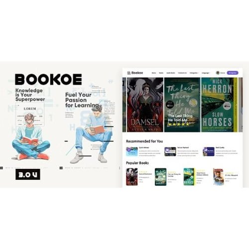 Bookoe-BookStore-Script-System-with-website.jpg Bookoe – BookStore Script System with website - Image 1