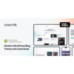 Caards – Modern Blog & Magazine WordPress Theme with Dark Mode