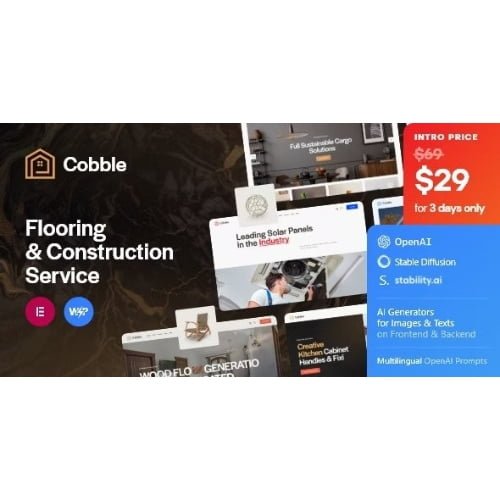 Cobble-Flooring-Construction-Service-WordPress-Theme.jpg Cobble – Flooring & Construction Service WordPress Theme - Image 1