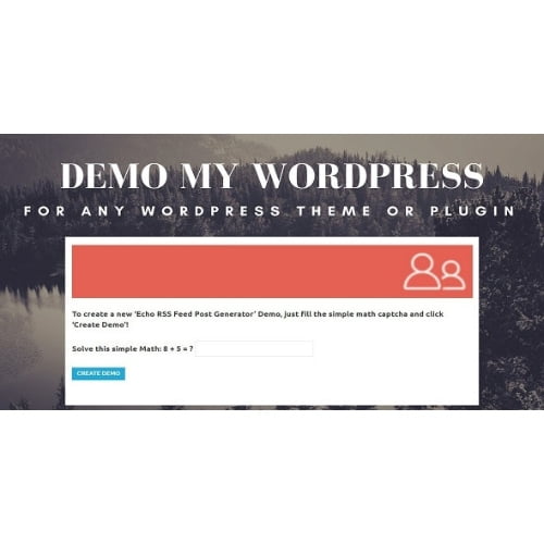 Demo-My-WordPress-Temporary-WordPress-Install-Creator.jpg Demo My WordPress – Temporary WordPress Install Creator - Image 1
