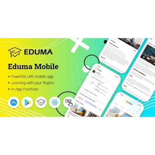 Eduma-Mobile-React-Native-LMS-Mobile-App-for-iOS-Android.jpg Eduma Mobile – React Native LMS Mobile App for iOS & Android - Image 1