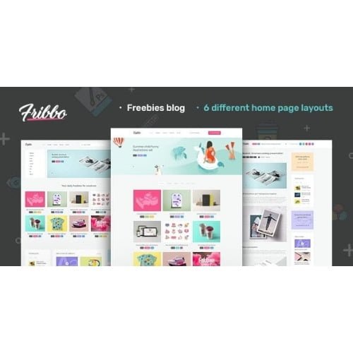 Fribbo-Nulled-Freebies-Blog-WordPress-Theme-Free-Download.jpg Fribbo – Freebies Blog WordPress Theme - Image 1