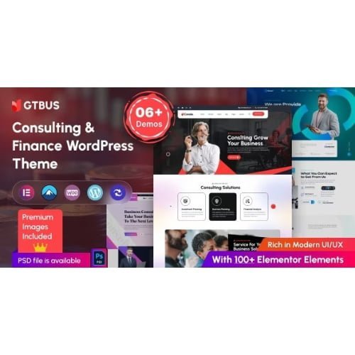 GTBUS-Consulting-Finance-WordPress-Theme.jpg GTBUS – Consulting & Finance WordPress Theme - Image 1
