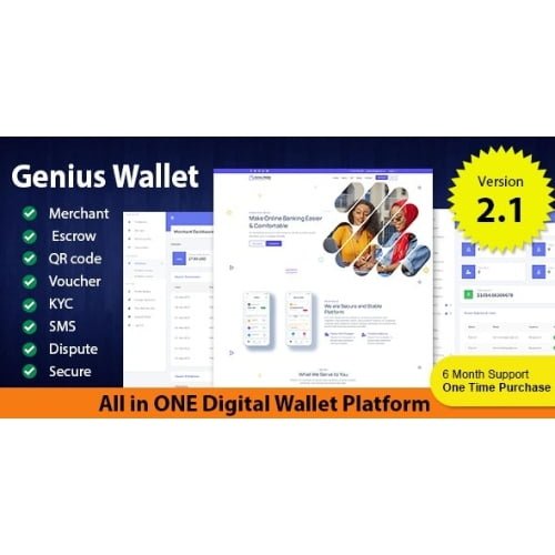 Genius-Wallet-Nulled-1.jpg Genius Wallet – Advanced Wallet CMS with Payment Gateway API - Image 1