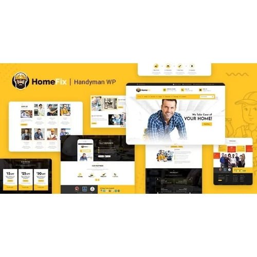 HomeFix-Maintenance-Handyman-Theme.jpg Home Fix – Maintenance, Handyman Services Theme - Image 1