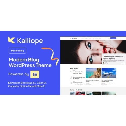 Kalliope-Modern-Blog-WordPress-Theme.jpg Kalliope – Modern Blog WordPress Theme - Image 1