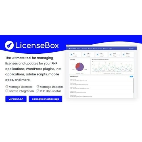 LicenseBox-Nulled.jpg LicenseBox – PHP Licenser and Updates Manager - Image 1