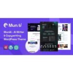 MunAi – AI Writer & Copywriting WordPress Theme