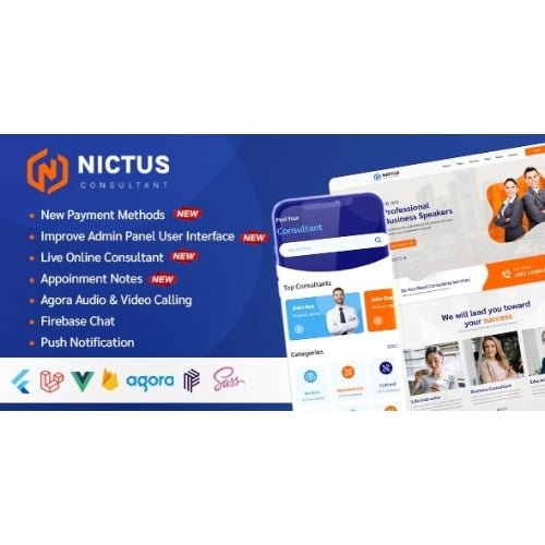 Nictus-Consultation-Complete-online-appointment-booking-solution-with-flutter-mobile-app-laravel-Nul-1.jpg Nictus Consultation – Complete online appointment booking solution with flutter mobile app & laravel - Image 1