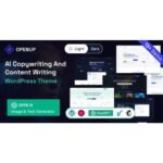 Openup – AI Content Writer & AI Application WordPress Theme