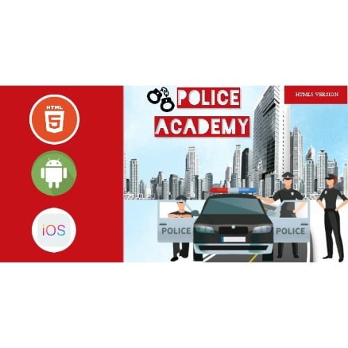 Police-Academy-HTML5-Game-HTML5-Website.jpg Police Academy – HTML5 Game – HTML5 Website - Image 1
