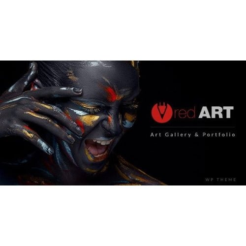 Red-Art-Artist-Portfolio.jpg Red Art | Artist Portfolio WordPress Theme - Image 1