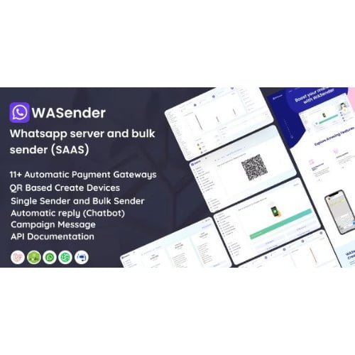 WASender-Whatsapp-server-and-bulk-sender-SAAS.jpg WASender – Whatsapp server and bulk sender (SAAS) - Image 1