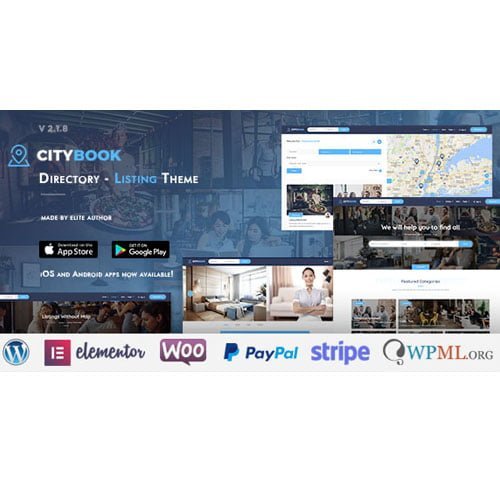 citybook.jpg CityBook – Directory & Listing WordPress Theme - Image 1