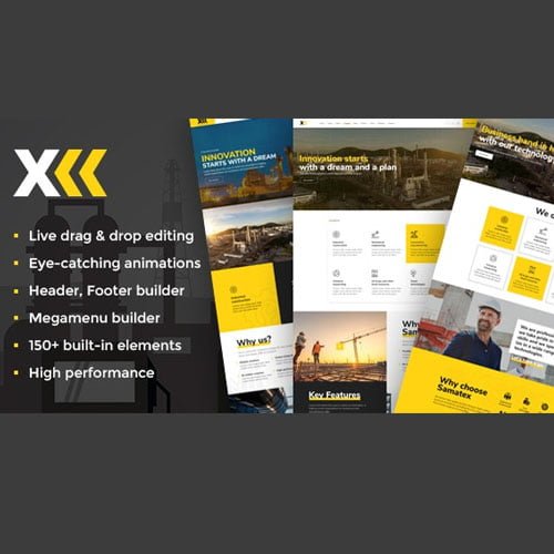 samatex.jpg Samatex – Industrial WordPress Theme + Woocommerce - Image 1