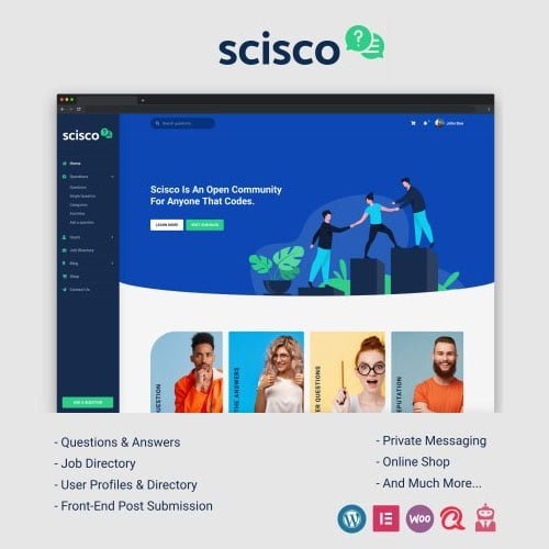 scisco.jpg Scisco – Questions and Answers WordPress Theme - Image 1