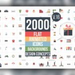 Flat Animated Icons Library